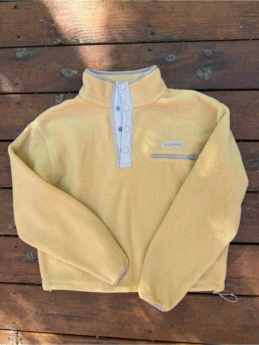 Columbia Helvetia Fleece Pullover Butter Yellow